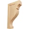 Ekena Millwork 2 1/2"W x 8"D x 14"H Large Rockport Wood Corbel, Red Oak CORW03X08X14RKRO - alternate 1